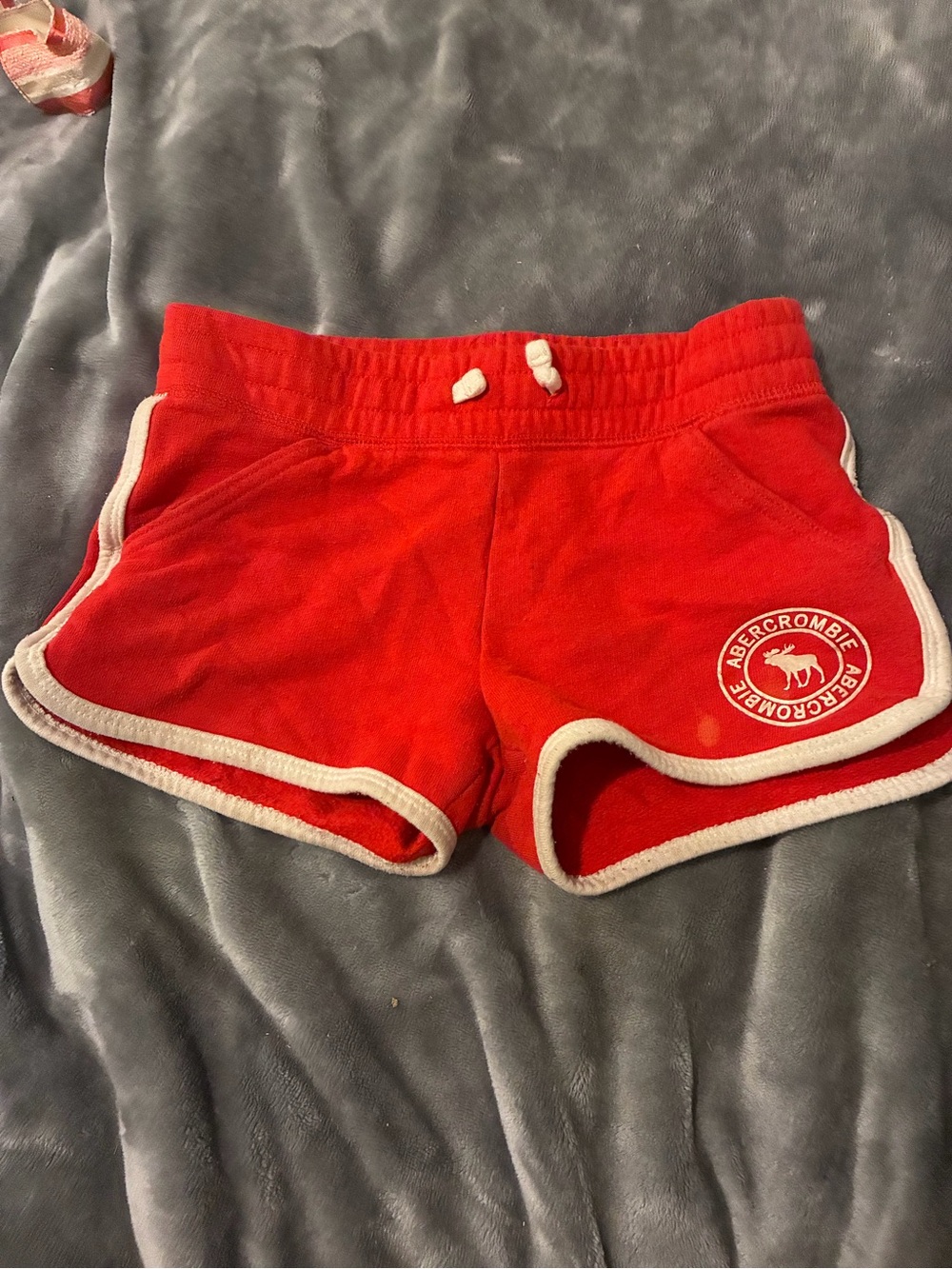 Abercrombie & Fitch Kids Vintage Y2K-Era Red Dolphin Shorts